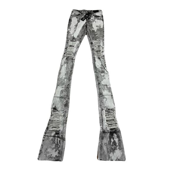 Si Tu Veux Warren Jean Gray Wash Size 30 New - Picture 3 of 5